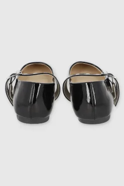 Flat mary jane hebilla punta cuadrada