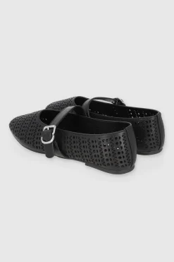 Flat mary jane perforada diseños