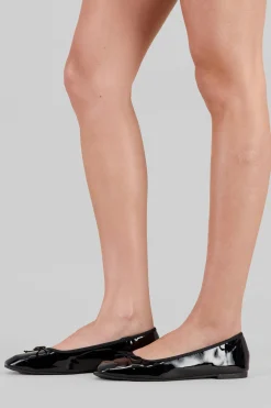 Flat punta cuadrada moñito