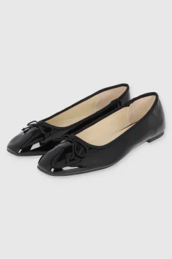 Flat punta cuadrada moñito