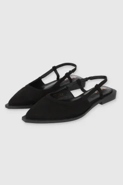 Flat puntal slingback
