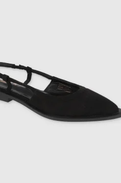 Flat puntal slingback