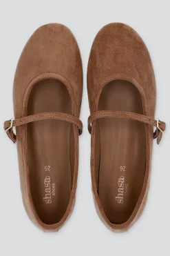 Flats mary jane suaves gamucina sencillos