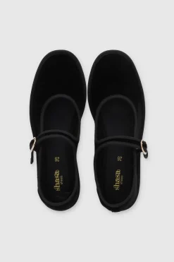 Flats Terciopelo Mary Jane