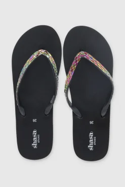 Flip Flop Chinela Brillos Piedras