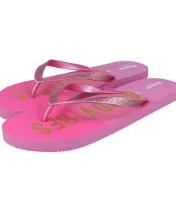 Flip flop good vibes glitter