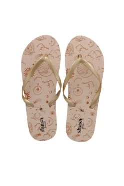 Flip flop lunas nubes