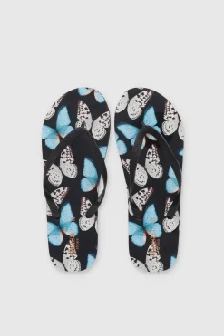 Flip Flop Mariposas Glitter