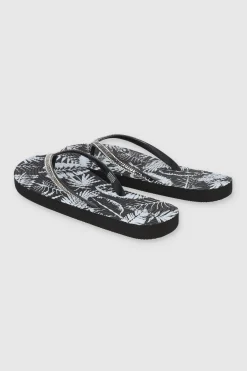 Flip Flop Print Hojas Glitter