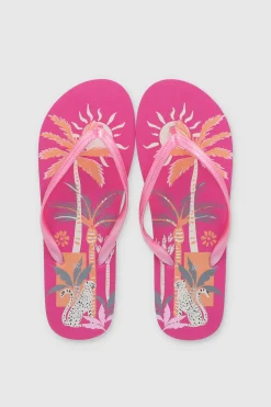 Flip Flop Print Leopardo