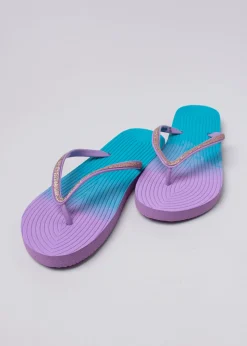 Flip flop textura brillos