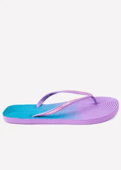 Flip flop textura brillos