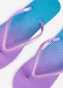 Flip flop textura brillos