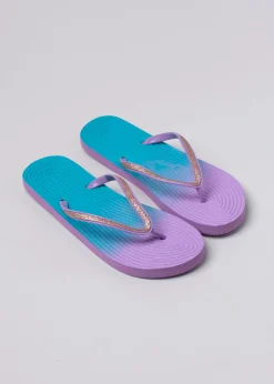 Flip flop textura brillos