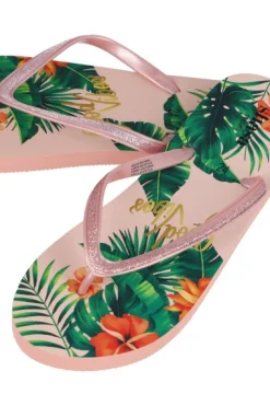 Flip flop tiras brillos Good Vibes