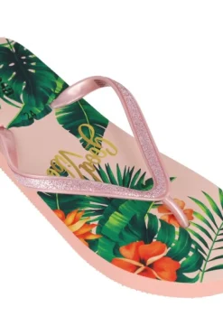 Flip flop tiras brillos Good Vibes