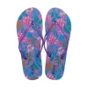 Flip flop tropical brillos correas