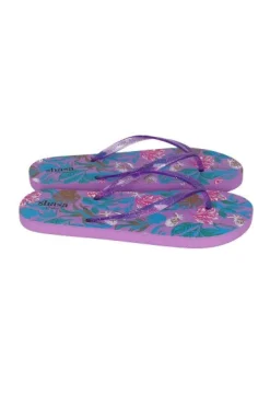 Flip flop tropical brillos correas