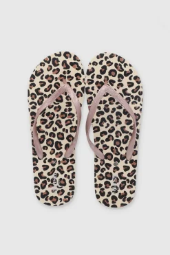 FLIP FLOPS ANIMAL PRINT