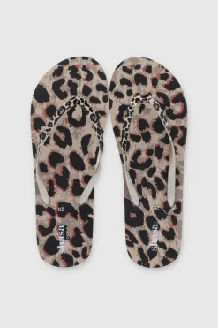 Flip Flops Animal Print Chinela