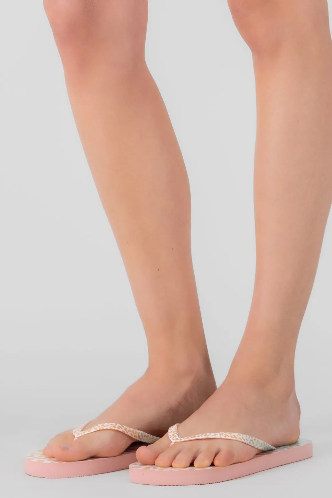 Flip Flops Animal Print Metálico