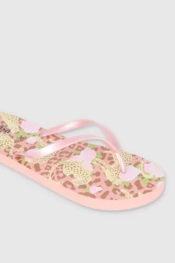 FLIP FLOPS ANIMAL PRINT ROSA