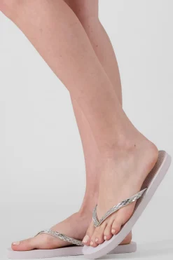 Flip Flops Brillos Rectángulo