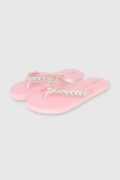 Flip Flops Chinela Flor Brillos