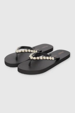 Flip Flops Chinela Flor Brillos