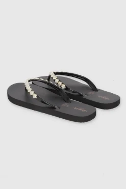 Flip Flops Chinela Flor Brillos