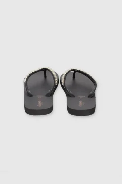 Flip Flops Chinela Flor Brillos