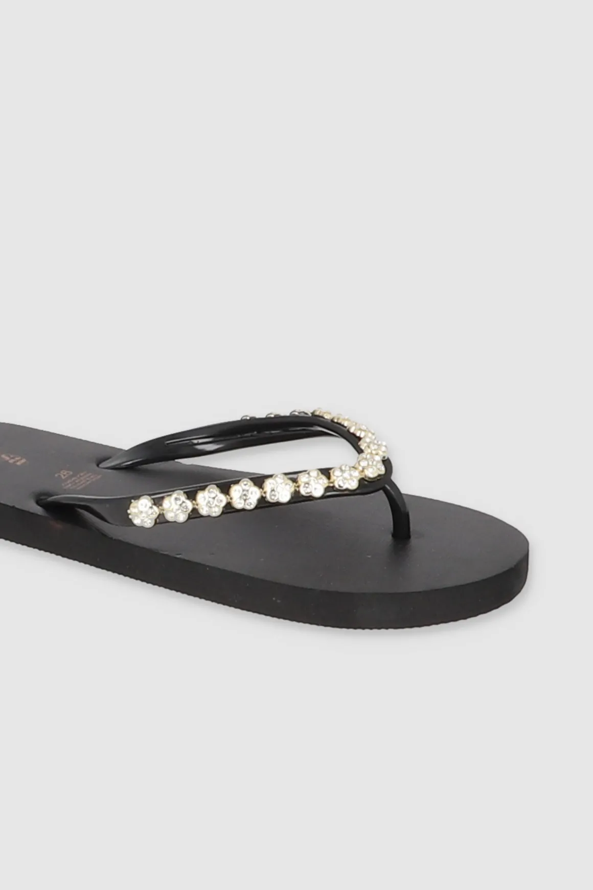 Flip Flops Chinela Flor Brillos