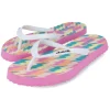 Flip flops estampado rayos multicolor