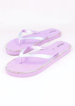 Flip Flops Iridiscentes Brillos