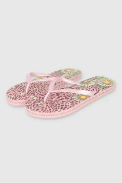 FLIP FLOPS LEOPARDO FLORES