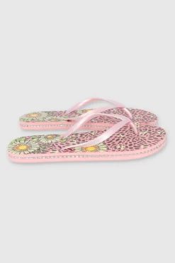 FLIP FLOPS LEOPARDO FLORES