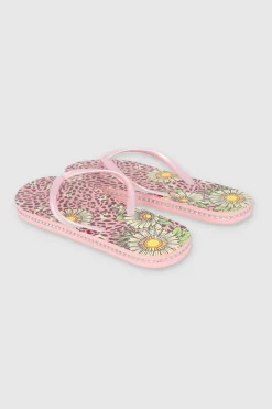FLIP FLOPS LEOPARDO FLORES