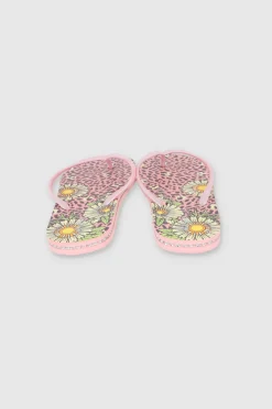 FLIP FLOPS LEOPARDO FLORES