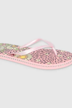 FLIP FLOPS LEOPARDO FLORES