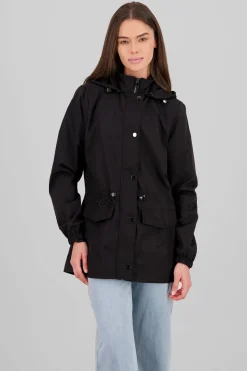 Gabardina corta botones