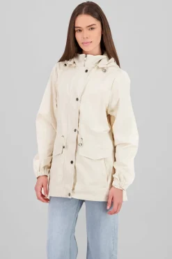 Gabardina corta botones