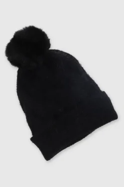 Gorro tejido pompón