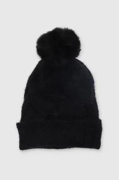 Gorro tejido pompón
