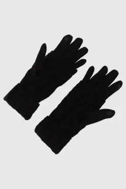 Guantes manga tejida