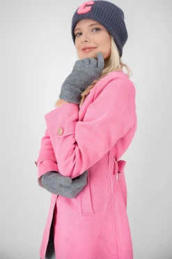 Guantes tejido jaspeado