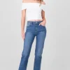 Jeans bootcut slit