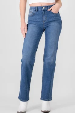 Jeans bootcut slit