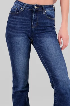 Jeans flare destrucción