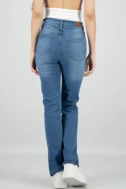 Jeans straight mid rise