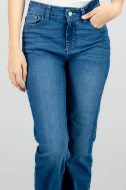 Jeans straight mid rise